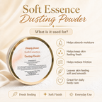 Soft Essence Fragrance Free Dusting Powder | 4oz