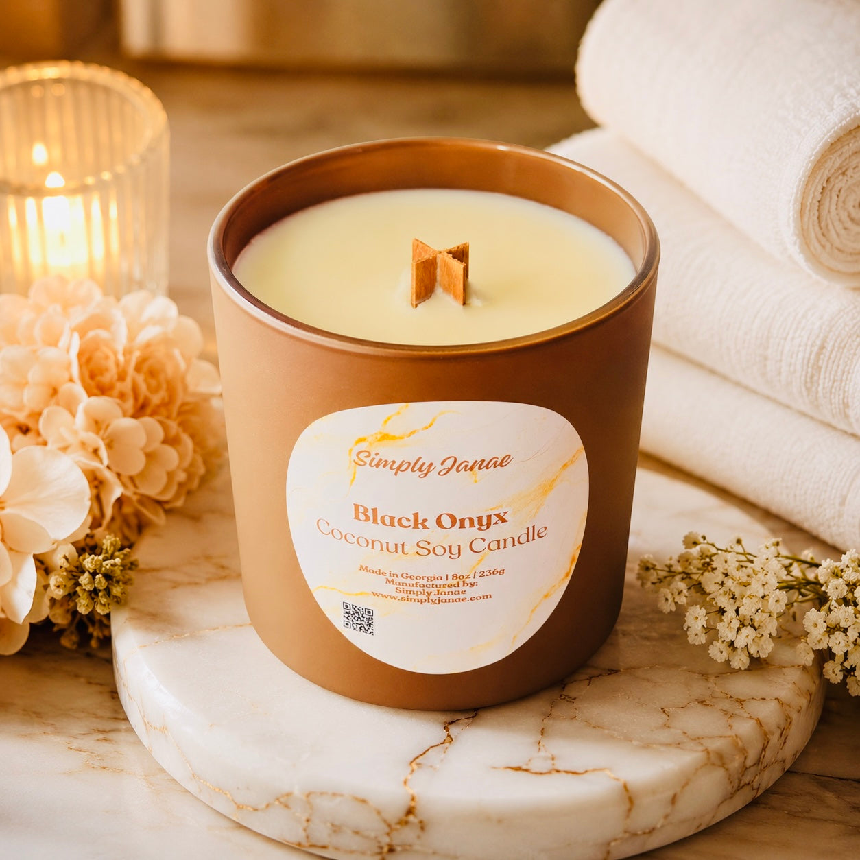 Coconut Soy Candles - Matte Umber Jar | 8oz