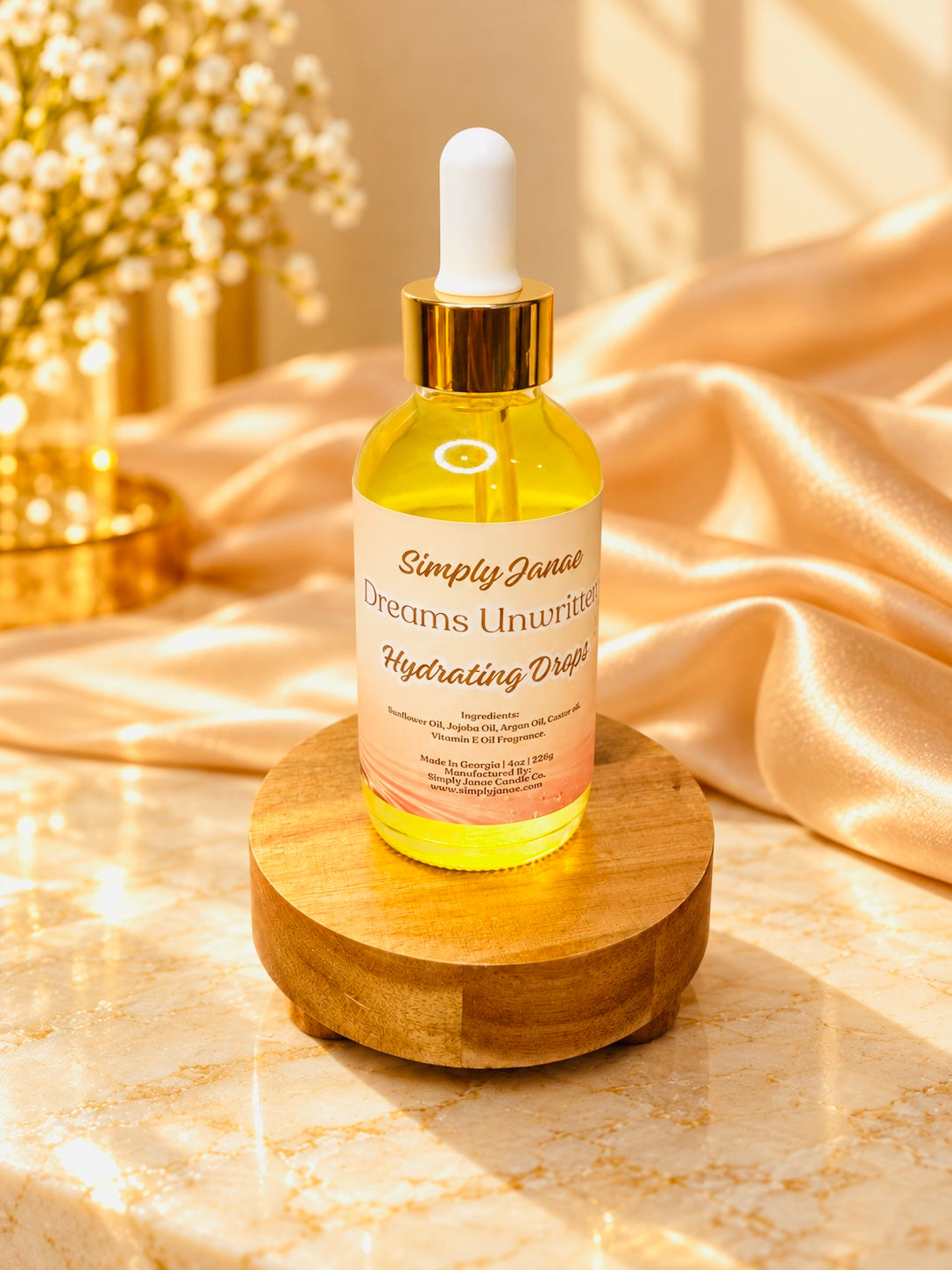 Hydrating Drops Body Oil for Soft Glowing Skin | 4oz