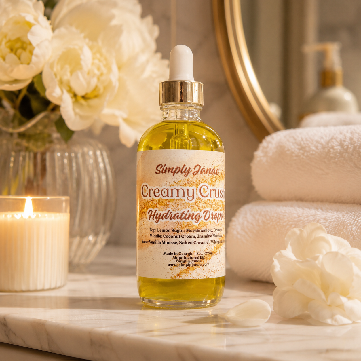 Hydrating Drops Body Oil for Soft Glowing Skin | 4oz