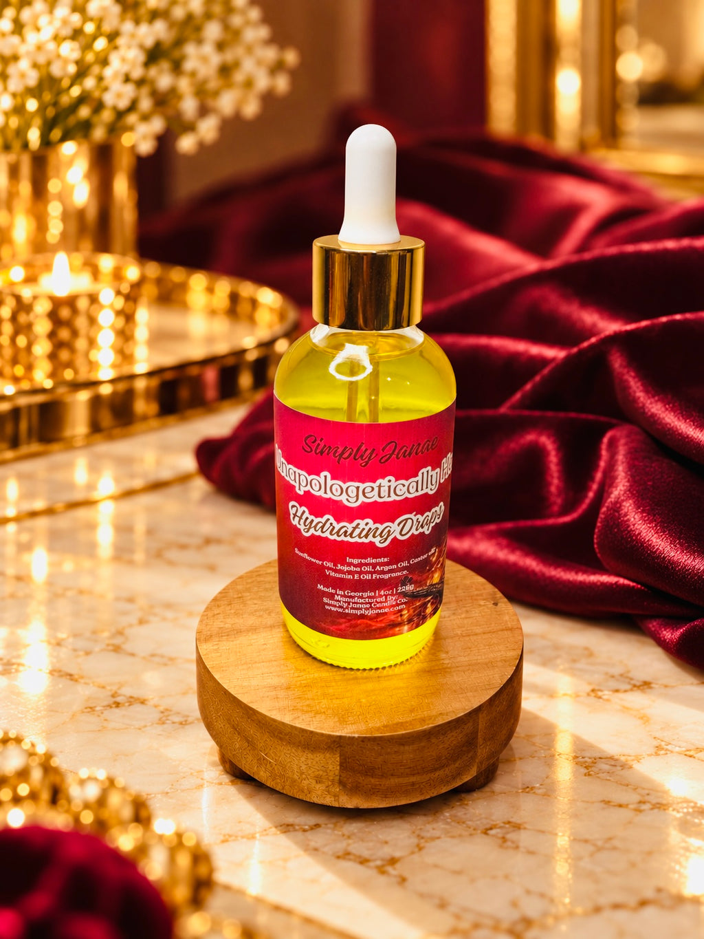 Hydrating Drops Body Oil for Soft Glowing Skin | 4oz