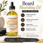 Beard Nourishing Oil- Nourishing Grooming Essential | 4oz