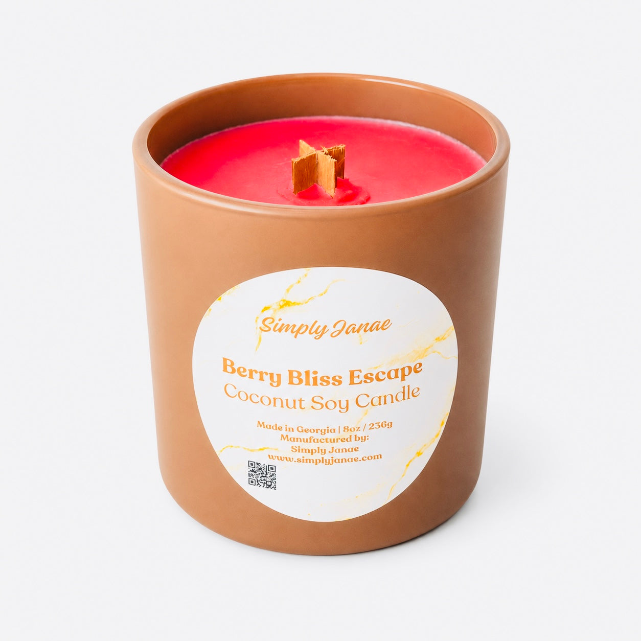 Coconut Soy Candles - Matte Umber Jar | 8oz