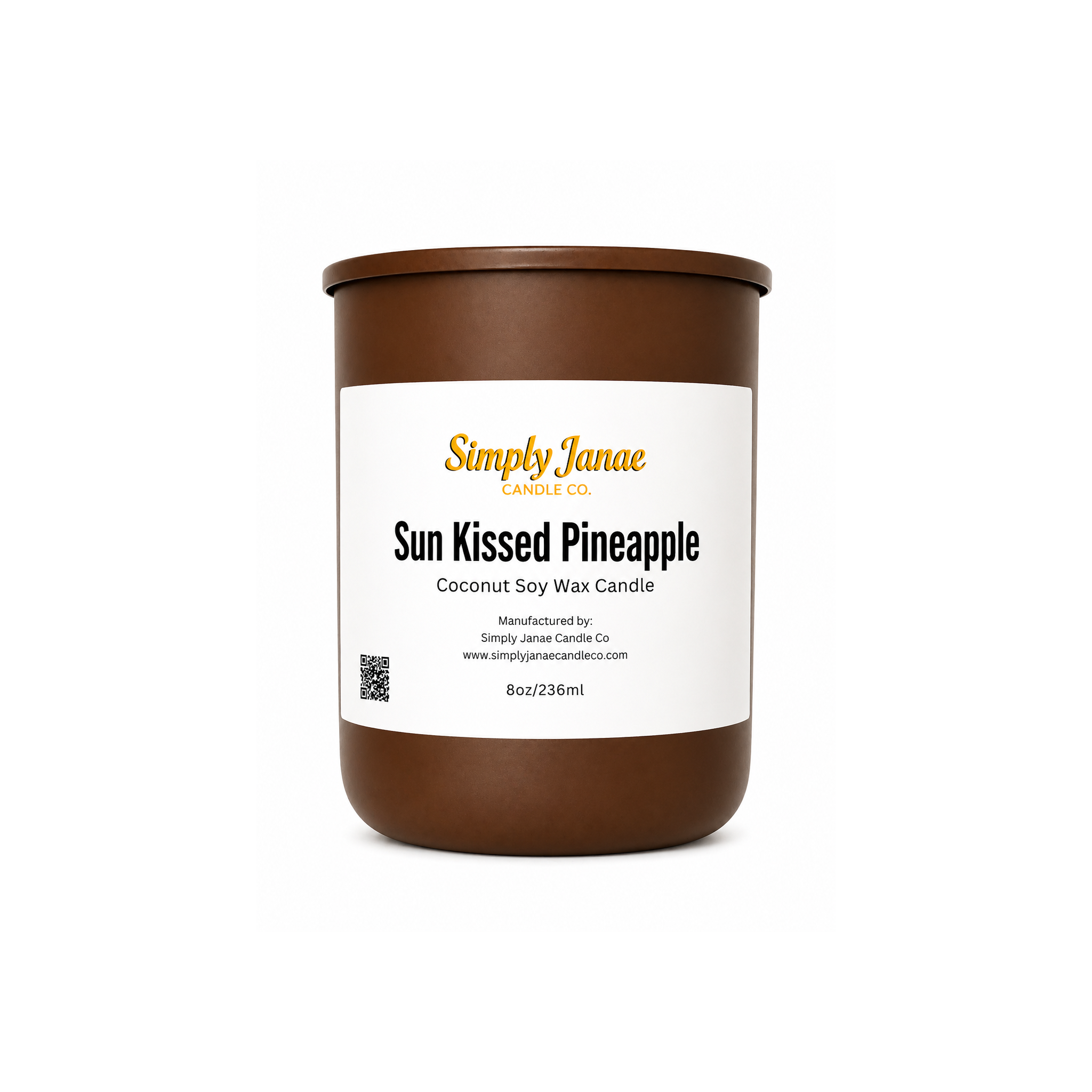 Coconut Soy Candles - Matte Umber Jar | 8oz