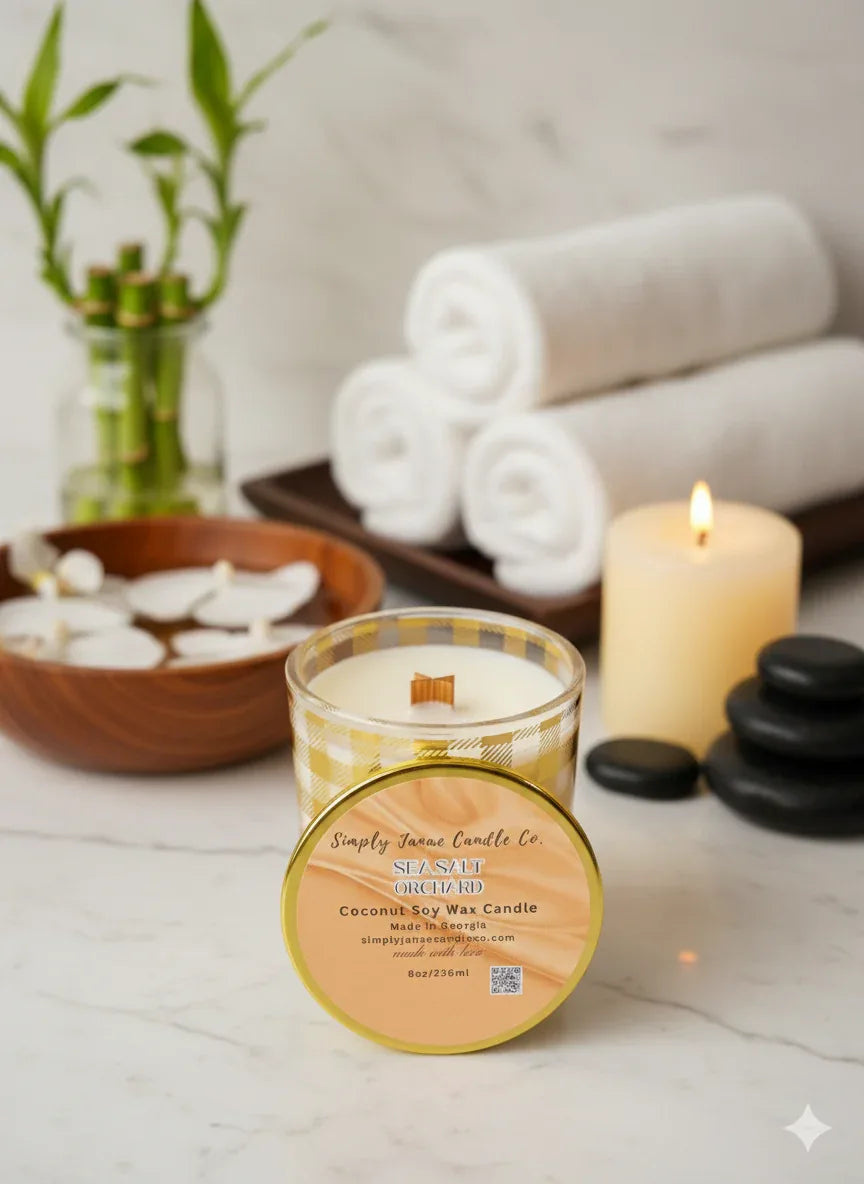 Coconut Soy 8 oz Candles - Simply Janae Candle Co.