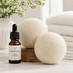 Laundry Dryer Balls with Fragrance Drops Set