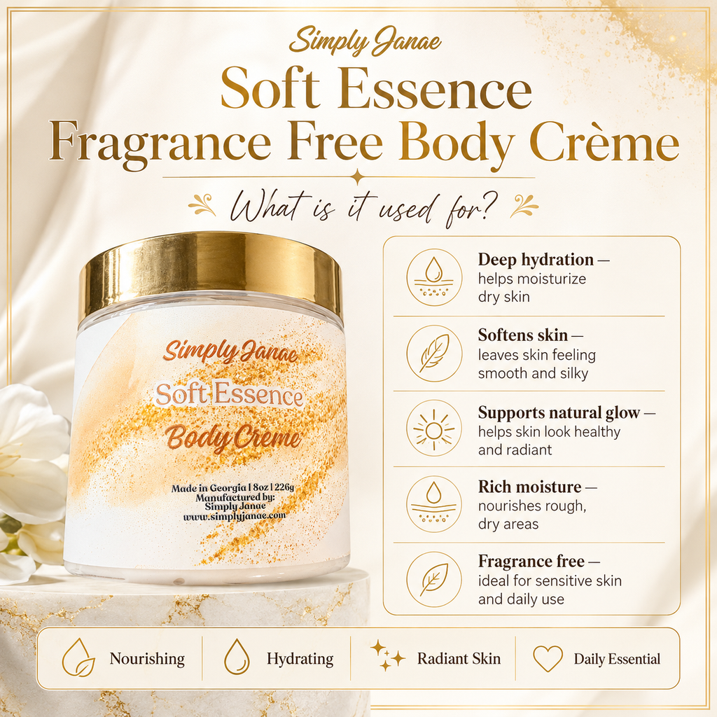 Soft Essence Fragrance Free Body Creme | 8oz