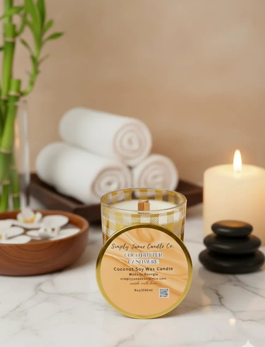 Coconut Soy 8 oz Candles - Simply Janae Candle Co.